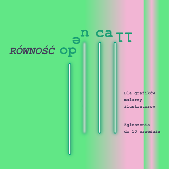 Open Call „Równość” – zaproszenie dla twórców grafik, ilustracji i komiksów