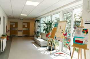 Zdjęcie wnętrza Centrum Wsparcia Opiekunów Nieformalnych 