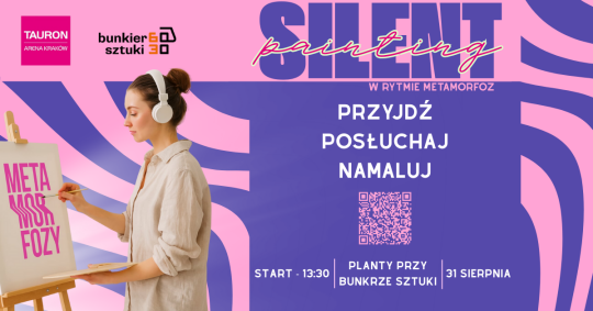 Silent Painting z TAURON Areną i Bunkrem Sztuki