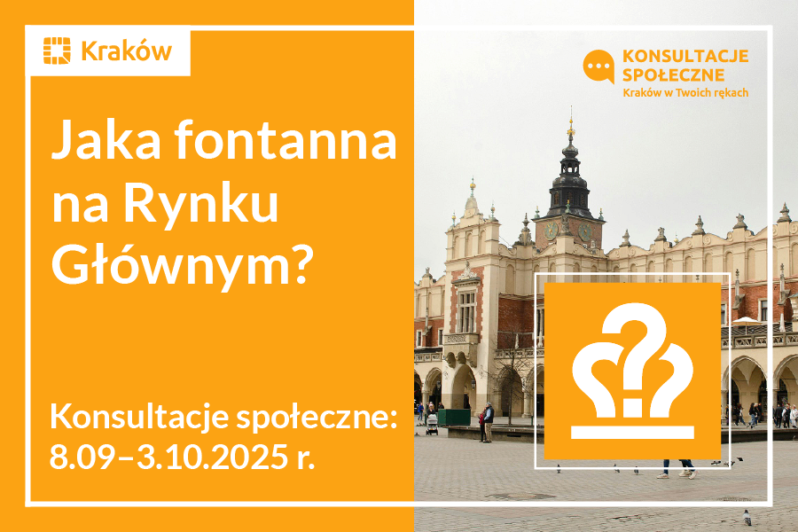 Niebawem ruszają konsultacje: Jaka fontanna na Rynku Głównym?