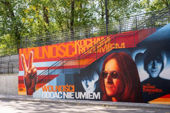 Street art wokół NCK