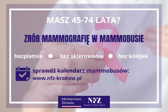 Zbadaj piersi w mammobusie