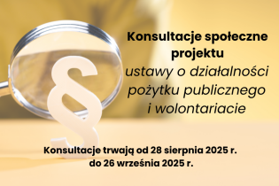 Konsultacje społeczne projektu ustawy o działalności pożytku publicznego i wolontariacie . Fot. Wydział Polityki Społecznej, Równości i Zdrowia