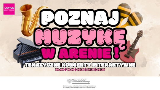 Poznaj i poczuj muzykę w TAURON Arenie Kraków