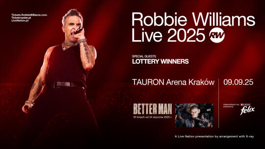 Robbie Williams w Krakowie