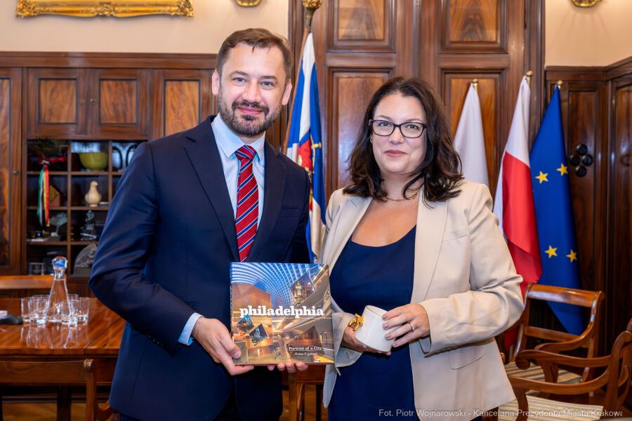 Konsul generalna USA z wizytą u prezydenta miasta