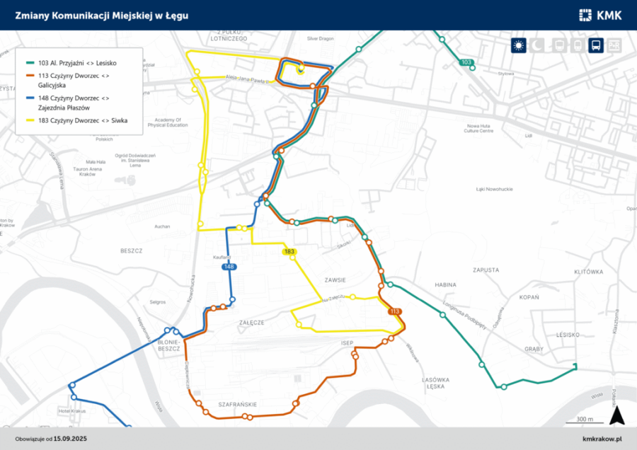 Reorganizacja KMK w Łęgu.

