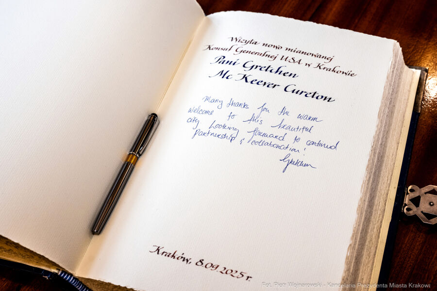 Wizyta Konsul Generalnej USA w Krakowie Gretchen Cureton