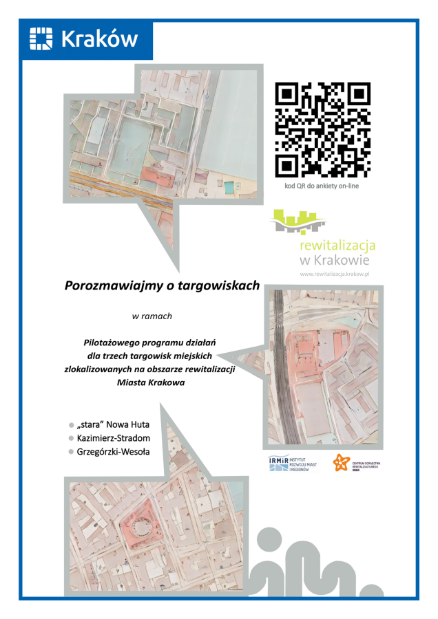 plakat pilotażowego programu porozmawiajmy o targowiskach