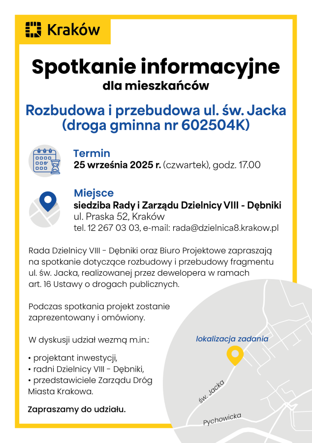 Rozbudowa i przebudowa ul. św. Jacka