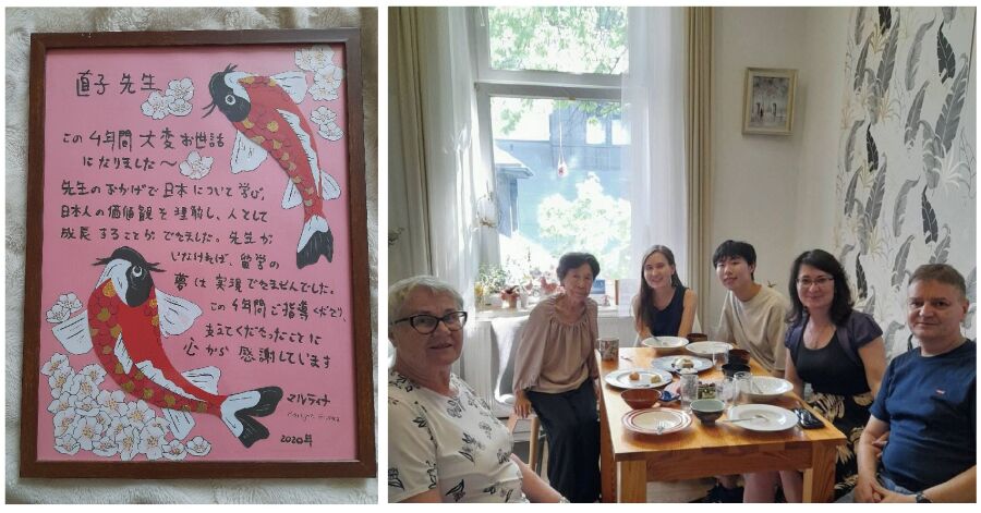 Martyna Gruszka i podziękowanie