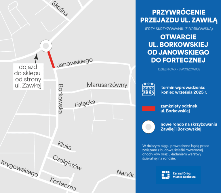 Przywrócenie przejazdu ul. Zawiłą
