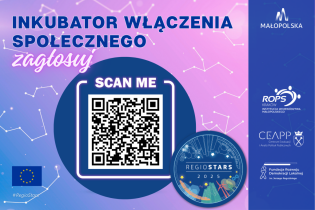 Głosuj na Małopolskę! Inkubator Włączenia Społecznego w finale REGIOSTARS Awards 2025. Fot. Fundacja Rozwoju Demokracji Lokalnej im. Jerzego Regulskiego