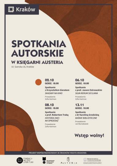 Spotkania autorskie w księgarni Austeria