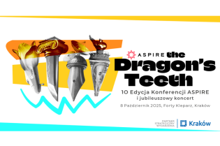 Dragons Teeth - plakat zapraszający do Fortów Kleparz
