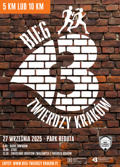 Bieg Twierdzy Kraków w parku Reduta