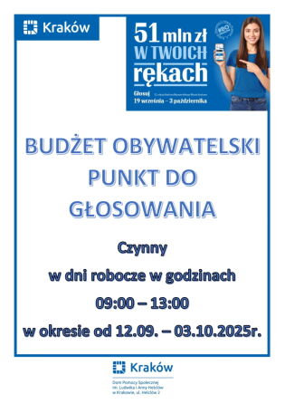 Głosowanie na Helclów – Kolejna edycja Budżetu Obywatelski Miasta Krakowa w roku 2025.