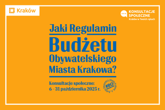 Jaki regulamin Budżetu Obywatelskiego Miasta Krakowa? Konsultacje