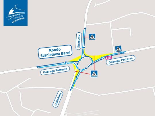 Wraca ruch okrężny na rondzie Barei