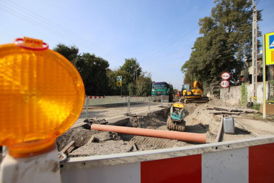 Przebudowa na ul. Łokietka: niedługo asfaltowanie jezdni