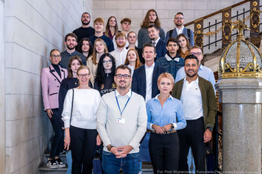 Schüler der Philipp-Holzmann-Schule in Frankfurt zu Besuch in Krakau