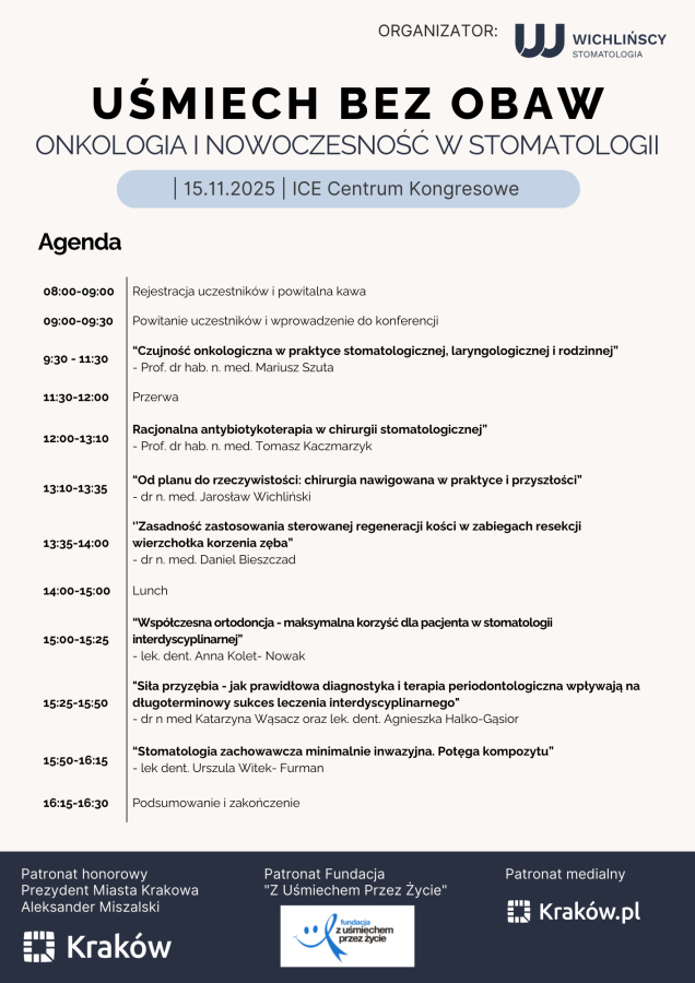 Uśmiech bez obaw 2025 plakat program