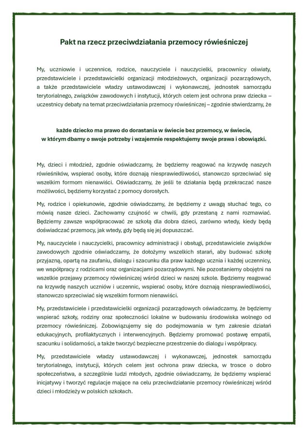 pakt na rzecz