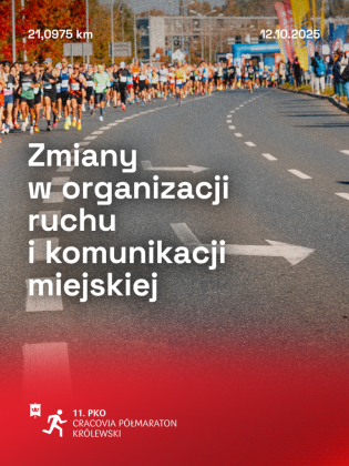 Biegowa niedziela w Krakowie – zmiany w organizacji ruchu