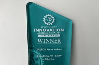 TAURON Arena Kraków z nagrodą Innovation & Excellence Awards