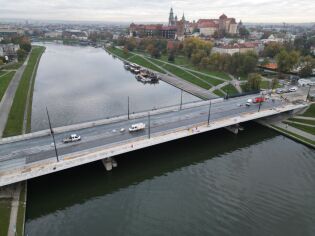 Tramwaje na moście Grunwaldzkim jeszcze w październiku