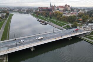 Tramwaje na moście Grunwaldzkim jeszcze w październiku