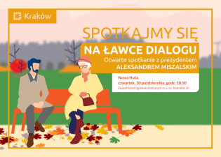 „Ławka dialogu” w Nowej Hucie