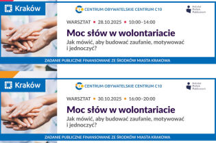 „Moc słów w wolontariacie” – weź udział w bezpłatnym szkoleniu