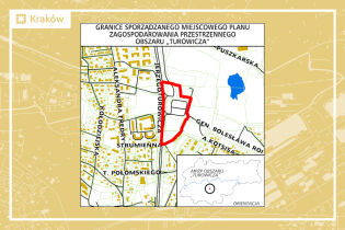 Jaki plan miejscowy dla Turowicza na Podgórzu Duchackim? Ruszyły prace nad planem Granice projektu miejscowego planu zagospodarowania przestrzennego obszaru „Turowicza”