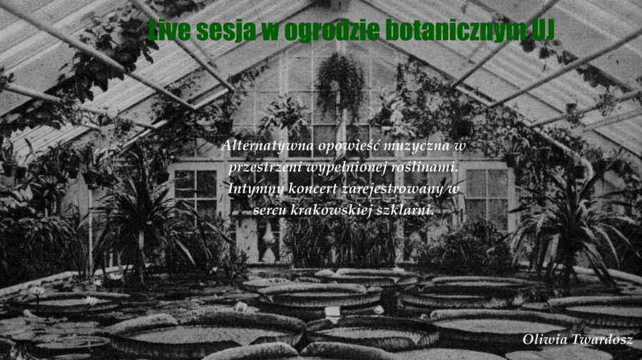 Oliwia Twardosz - Niebieskie oczy [live sesja w Ogrodzie Botanicznym UJ] 