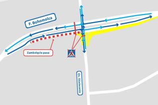 Tramwaj do Mistrzejowic: zmiana organizacji ruchu na ul. Bohomolca tramwajdomistrzejowic.pl