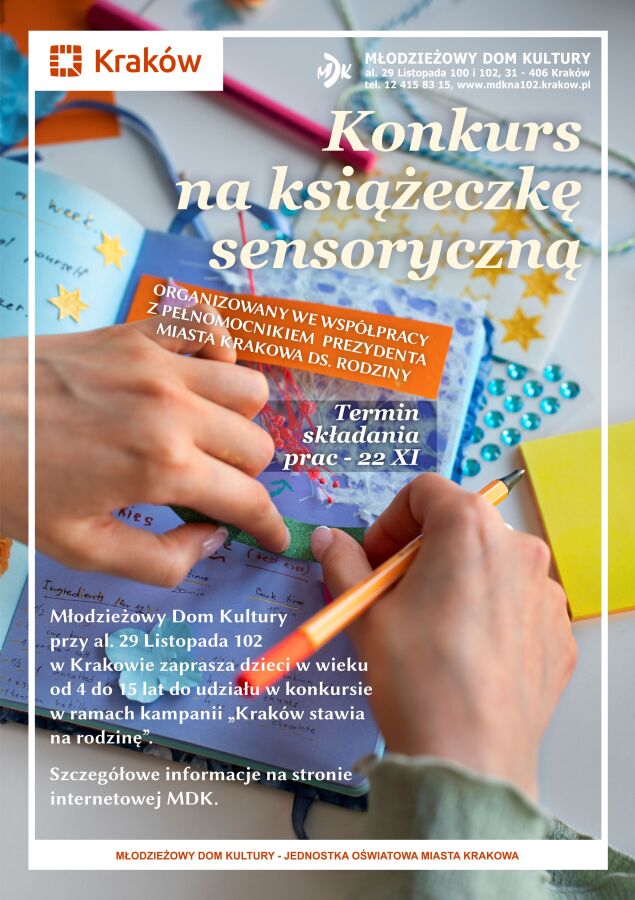 konkurs na książeczkę sensoryczną