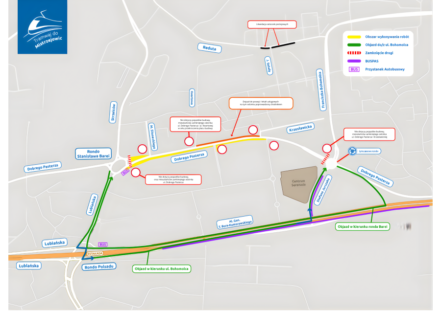 mapa organizacja ruchu Dobrego Pasterza