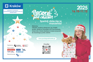 Plakat Podaruj uśmiech dziecku – dołącz do akcji „Paczka pod choinkę”