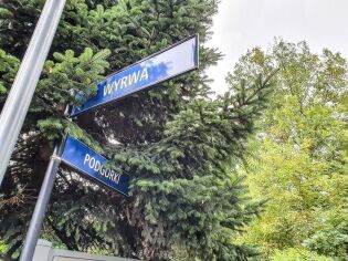 Skrzyżowanie ul. Podgórki i Wyrwa