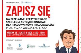 Bezpłatne szkolenia antymobbingowe w Krakowie