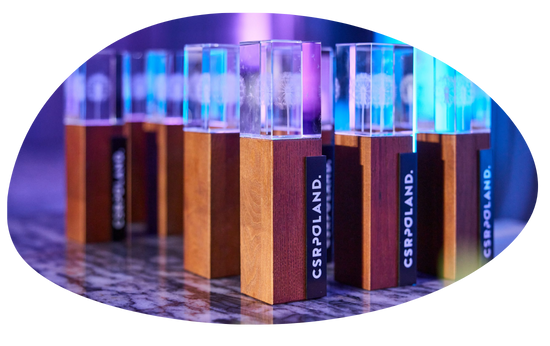 Konkurs CSR Poland Awards 2026 fotografia statuetek