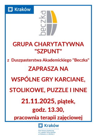 Razem przy jednym stole – udane spotkanie z wolontariuszami z Duszpasterstwa Akademickiego „Szpunt”.