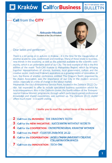 Call for business 3/2025 - cover