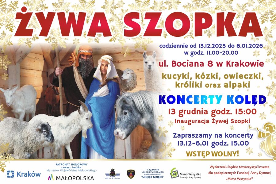 żywa szopka Bociana