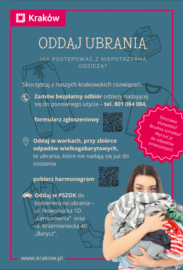 oddaj ubrania