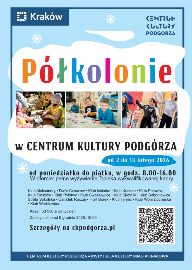 ferie zimowe ck podgórza