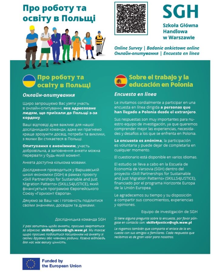 O pracy i edukacji w Polsce – zaproszenie do wzięcia udziału w ankiecie SGH