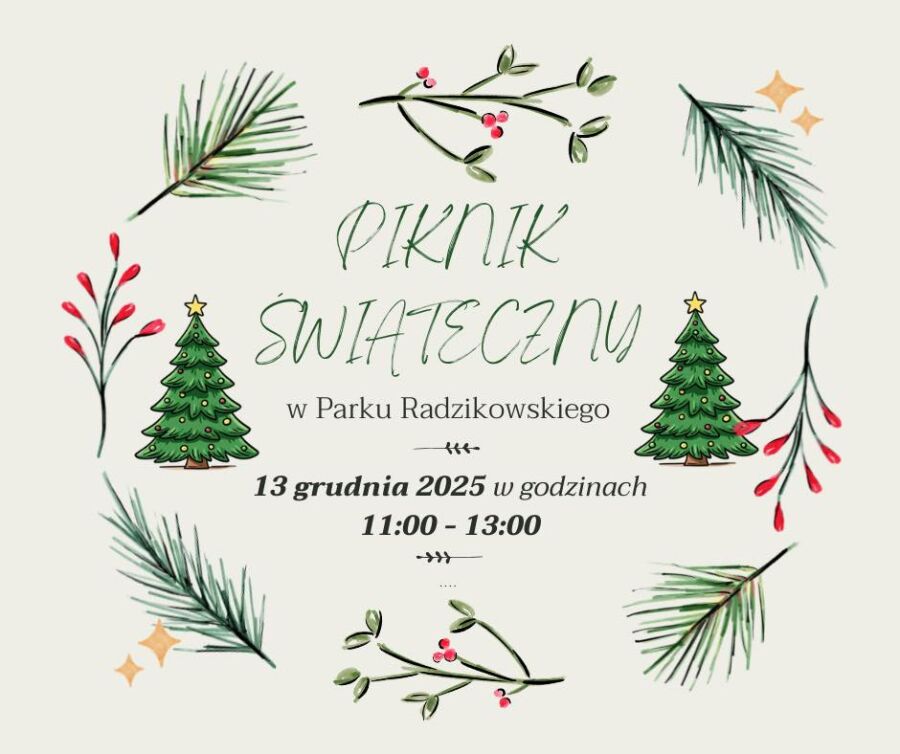 Świąteczny piknik w parku Radzikowskiego