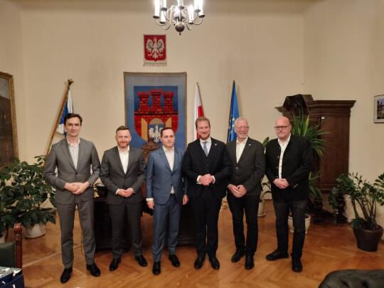 Delegacja Rady Miasta Lipska z wizytą w Krakowie